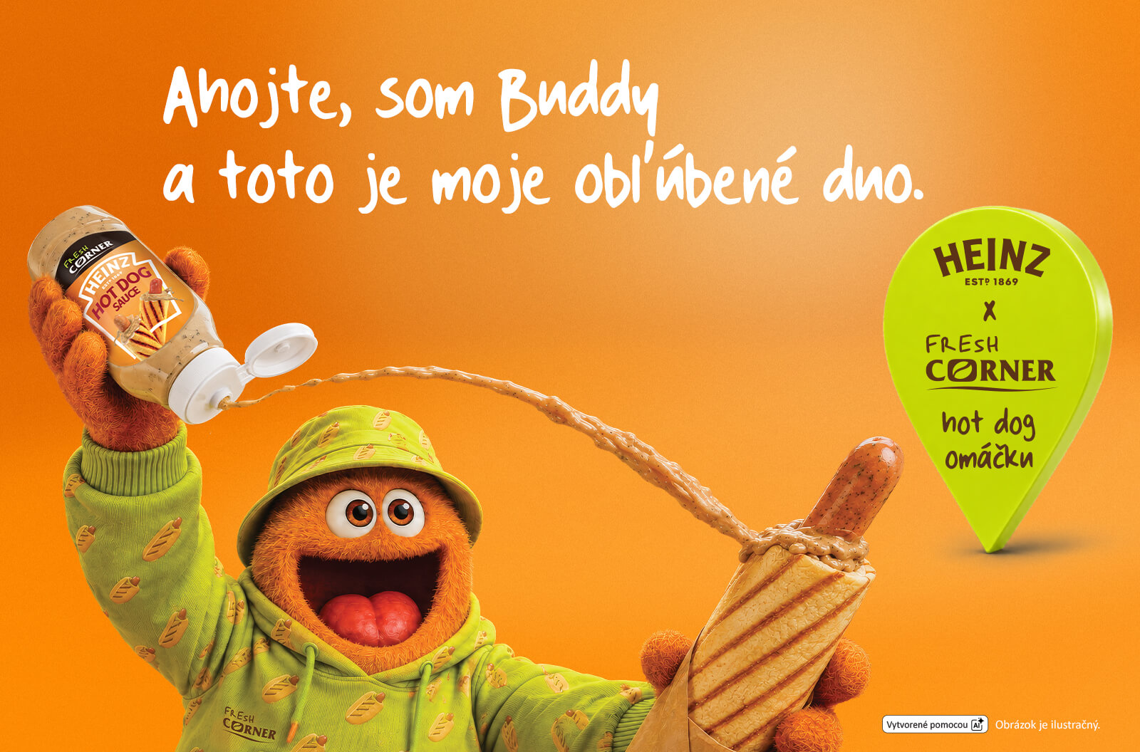 Heinz x Fresh Corner hot dog omáčka